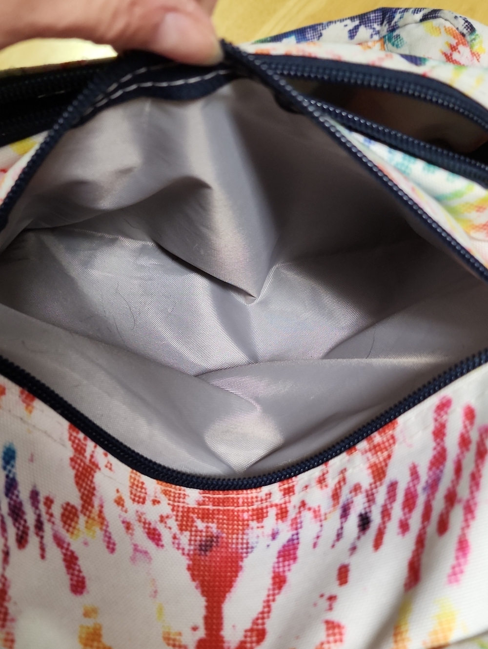 JanSport Big Student Backpack Rainbow Tie Dye Large School Bookbag EUC - Picture 5 of 16